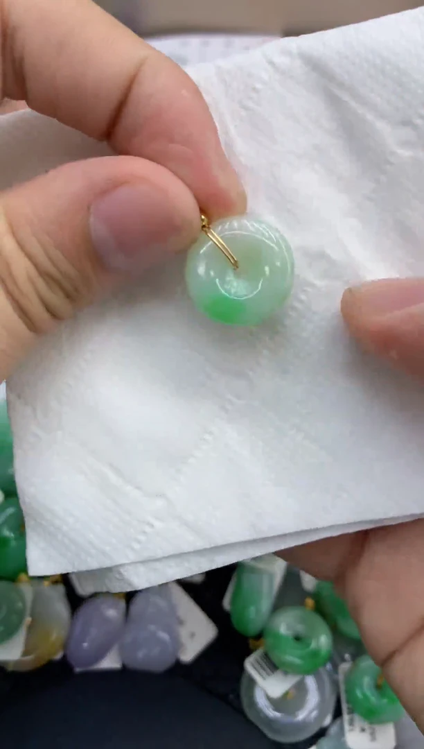 颈饰未镶嵌翡翠天然缅甸A货翡翠