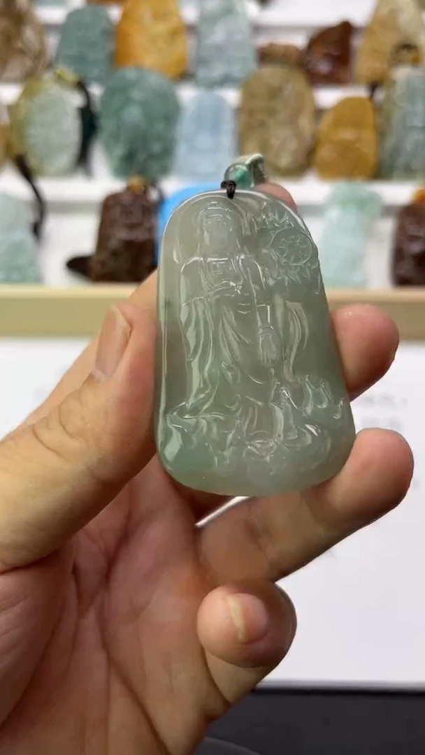 翡翠未镶嵌颈饰天然翡翠