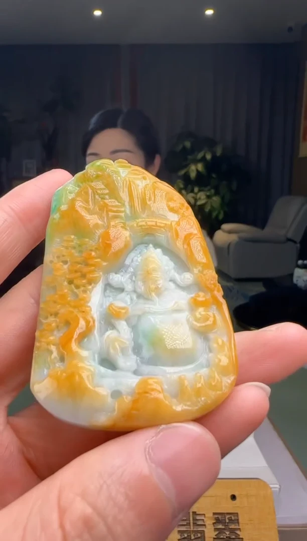 【闪购商品】翡翠吊坠(不含链)未镶嵌DY@@960Q3J14955