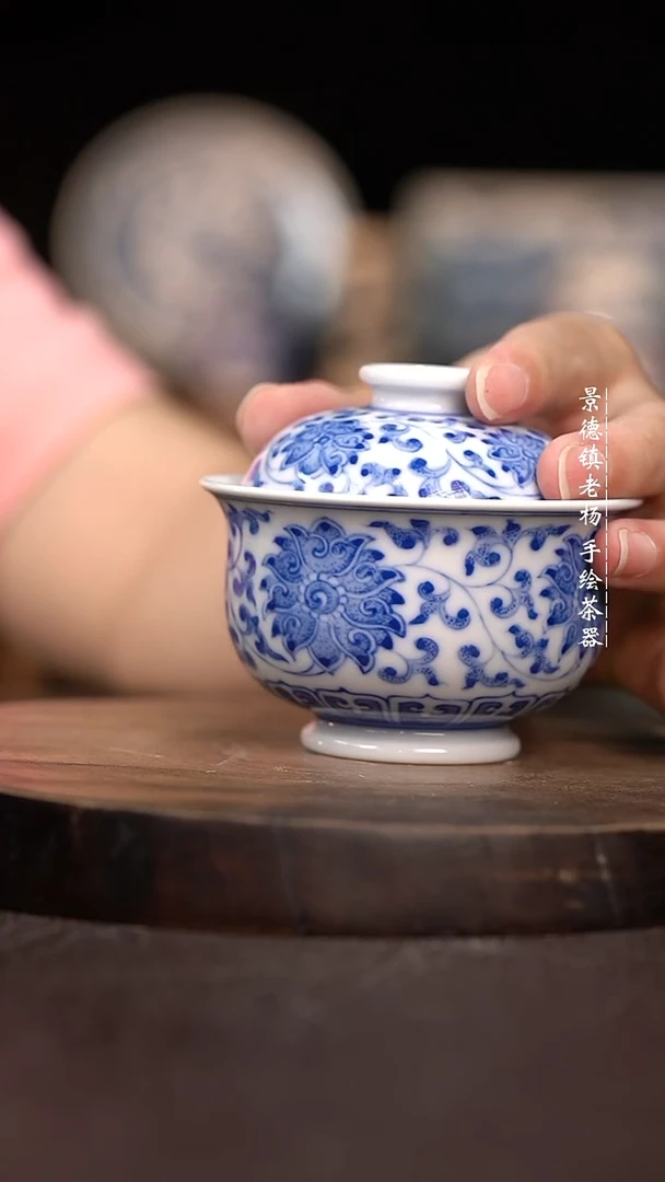 手绘茶器瑕不掩瑜 小卢氏  柴 110