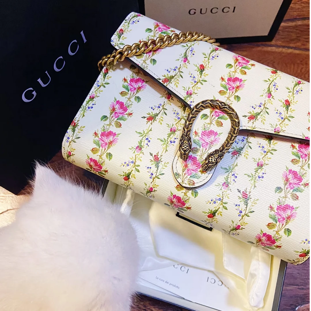 99新 GUCCI/古驰 酒神woc限定蔷薇花/99新/优选