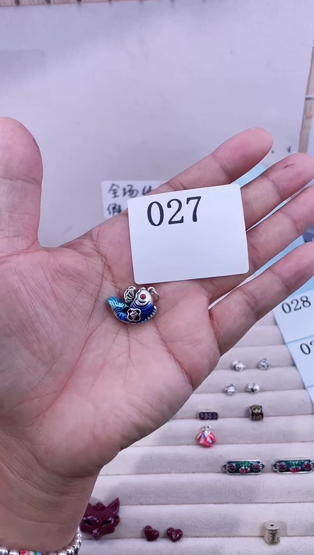 无足银小***麻纯银配件027