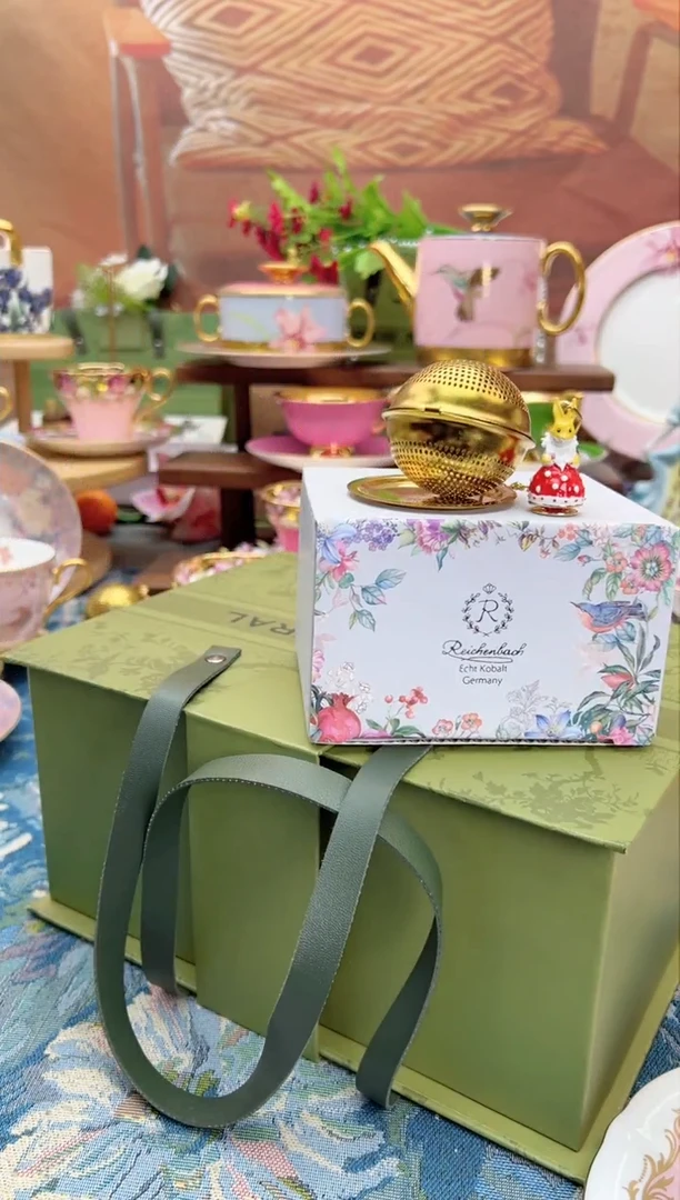 瓷片兔小姐茶漏，。，。，