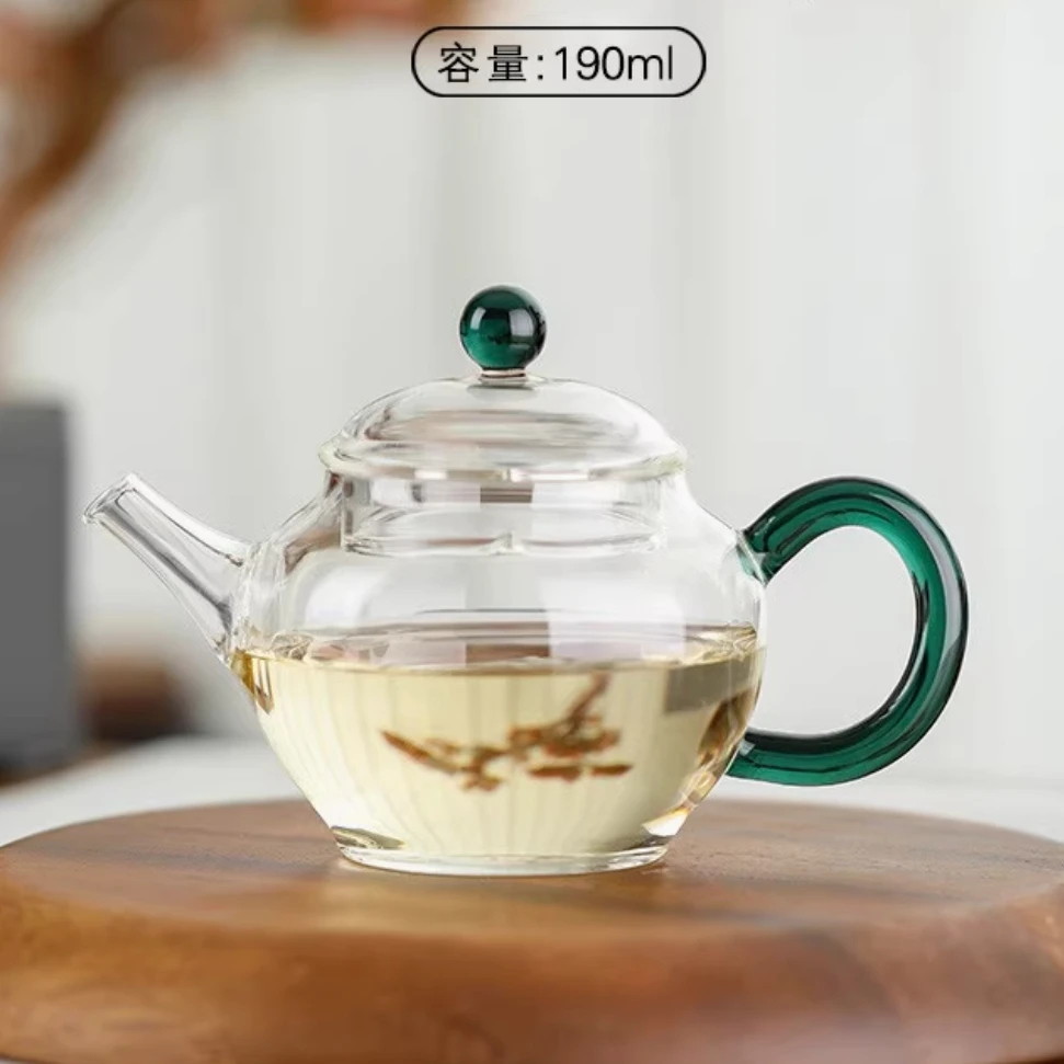 【瑄玉壶】禾器玻璃透明泡茶壶茶具小茶壶200cc紫砂小壶