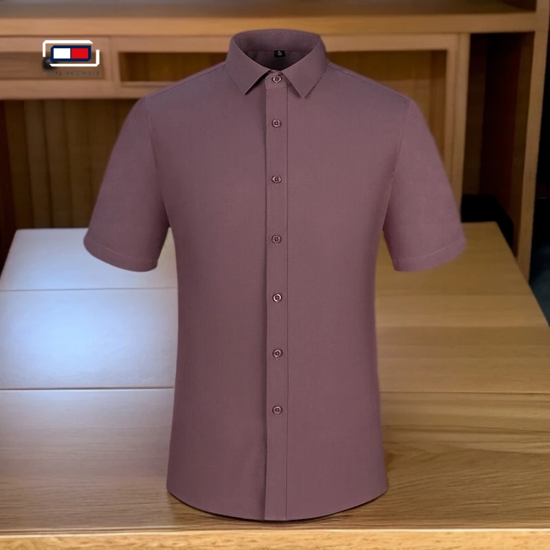 男士衬衫夏季热销抗皱职业装工作服正牌短袖衬衫宽松韩版潮流休闲