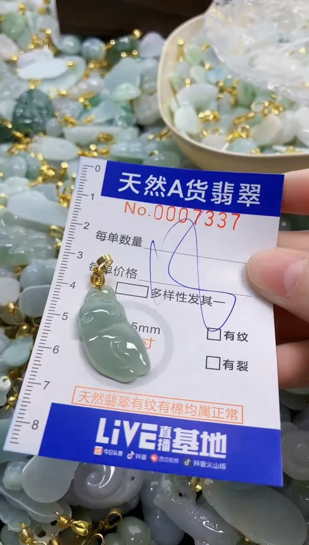 颈饰未镶嵌翡翠天然A货翡翠