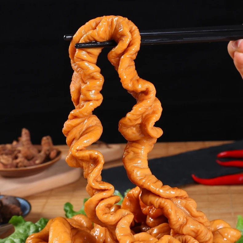 全熟五香猪大肠拍2斤加赠送1斤到手发3斤处理很干净无异味