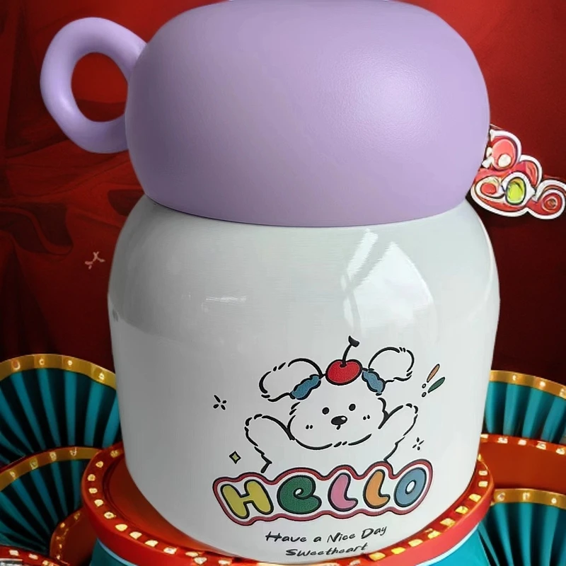 鲜宫主燕窝银耳羹赠礼伴侣紫色焖烧杯