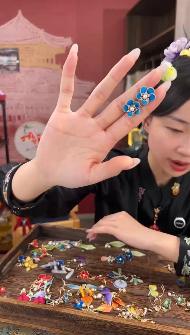 【闪购商品】刺绣苏绣世家非遗手工（耳环）