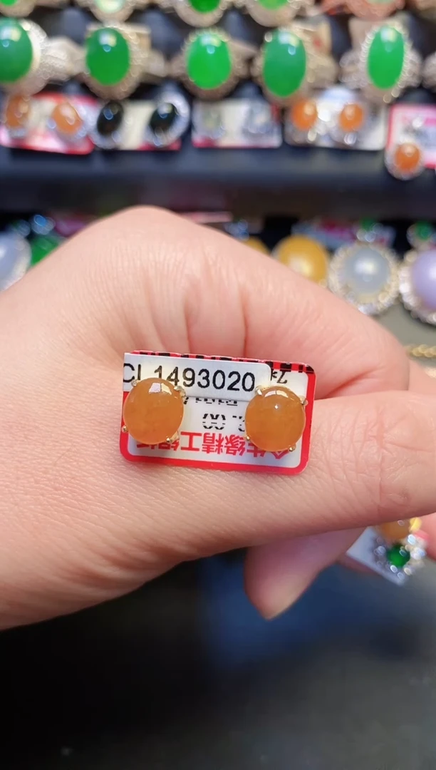 银S925镶嵌戒指翡翠天然