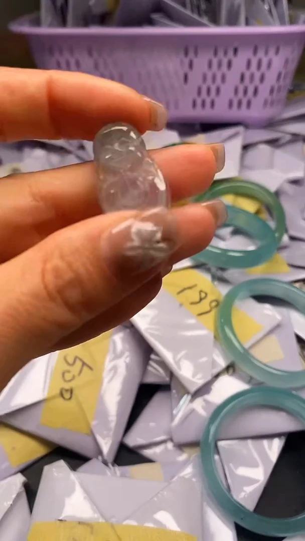 翡翠未镶嵌颈饰所见即所得（一物一拍）-