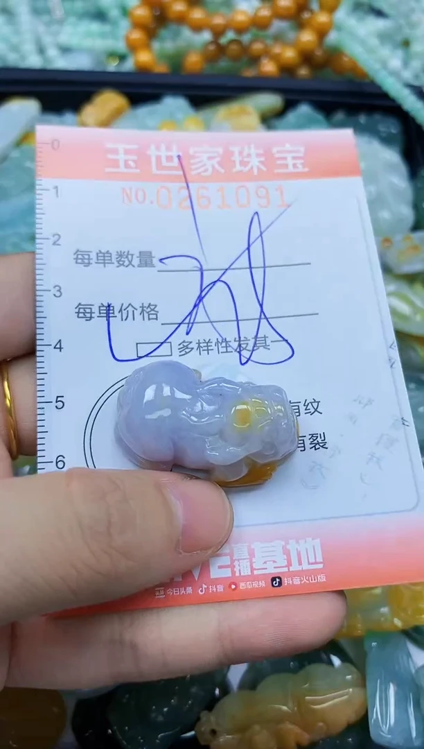 翡翠未镶嵌颈饰闪购0261091