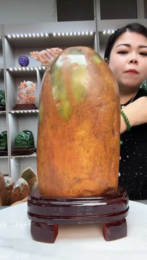 石材天然石材摆件博古架精品