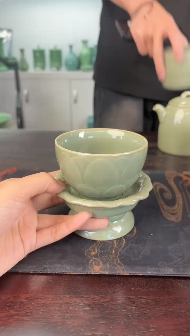 敏****』云间青瓷 小米茶器