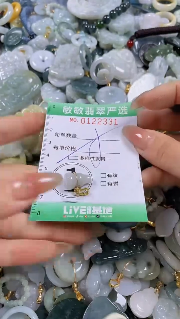 【闪购商品】翡翠颈饰未镶嵌闪购0122331多样性发其一