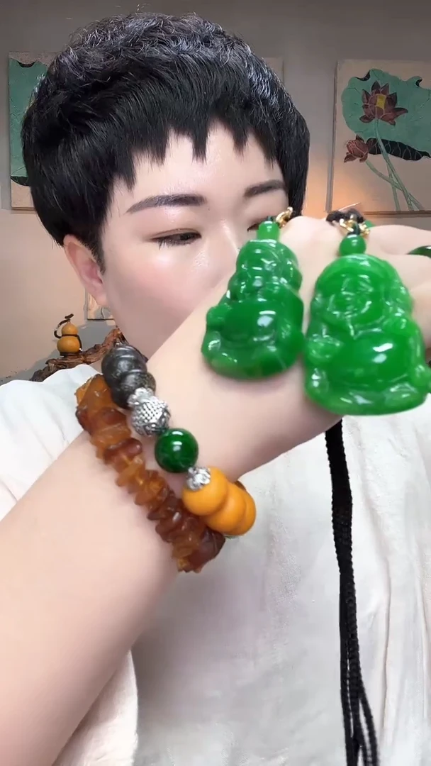 吊坠(赠链)合金翡翠824