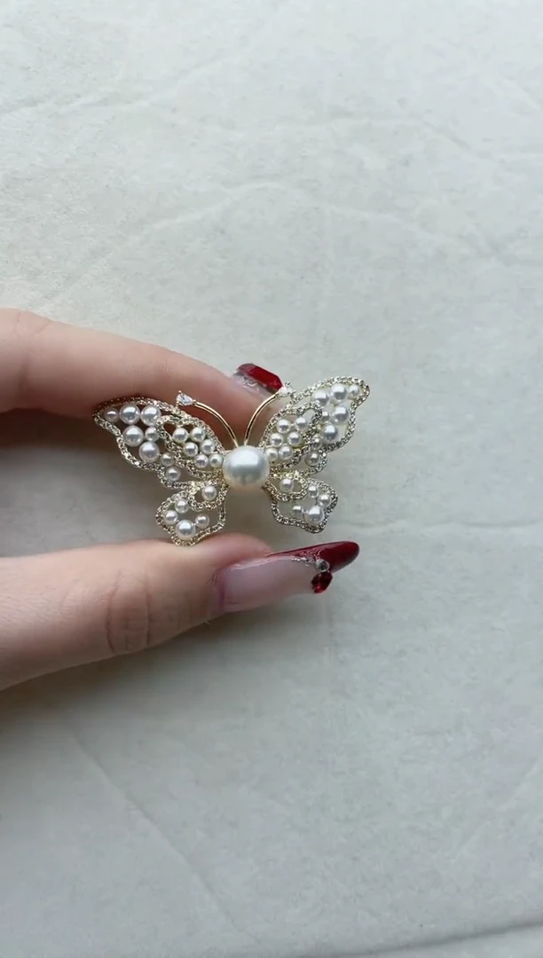 【闪购商品】海水珍珠胸针未镶嵌Y33