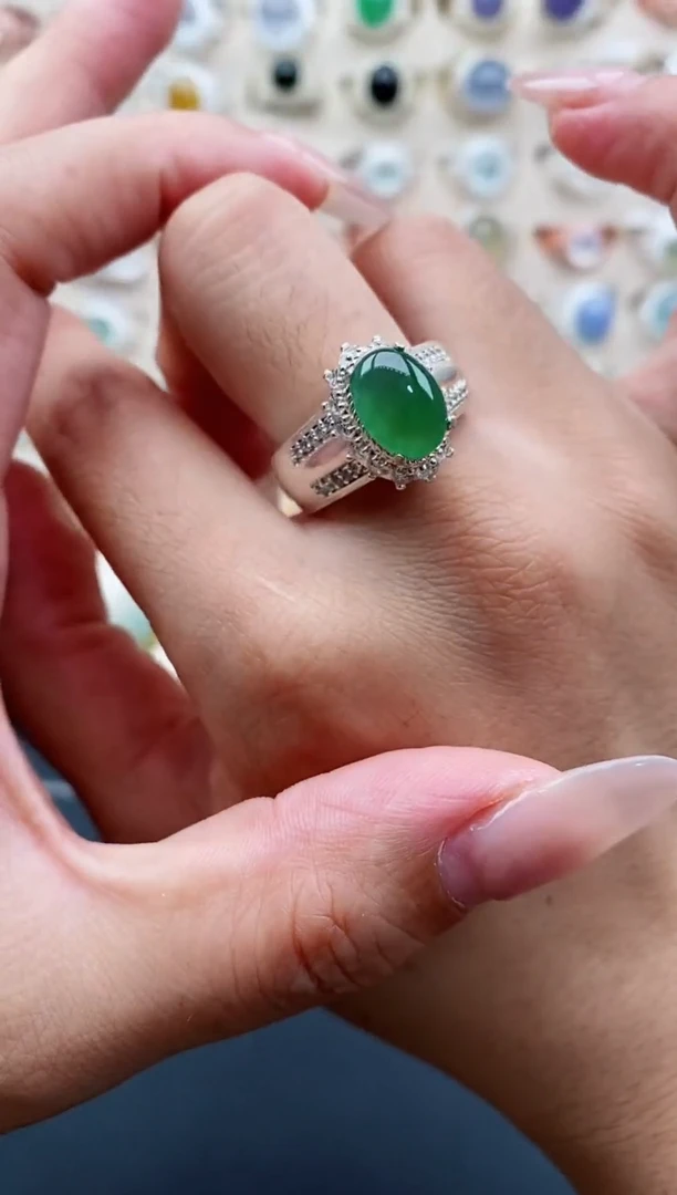 未镶嵌戒指翡翠天然缅甸翡翠A货333-5-1