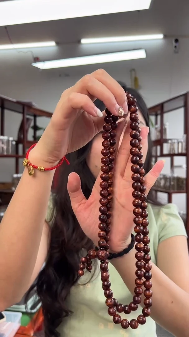 黄花梨/降香黄檀海南黄花梨1.0X108长款手串（399）