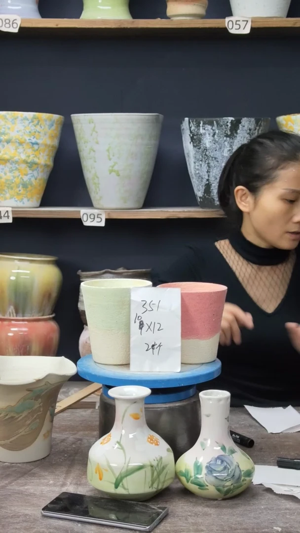 江西景德镇花盆微瑕351