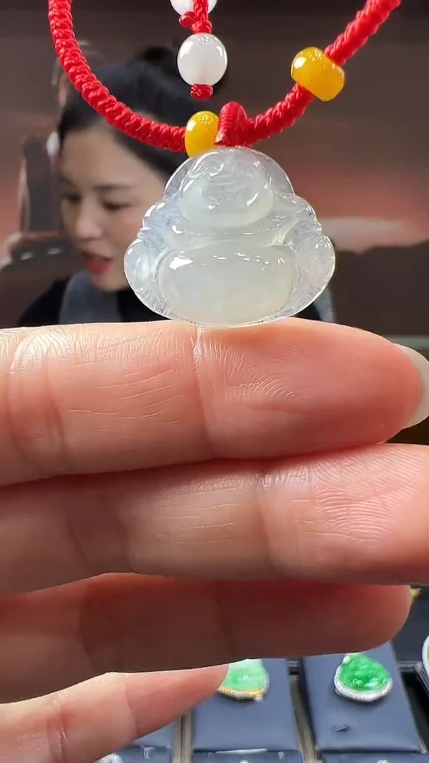 未镶嵌挂件翡翠佛公手绳