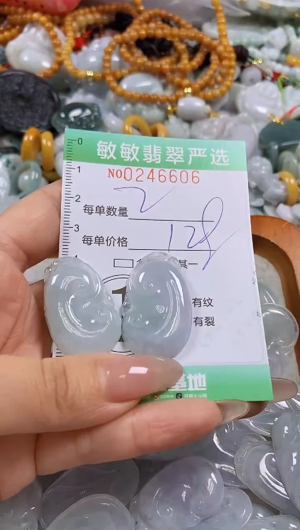 翡翠未镶嵌颈饰闪购0246606