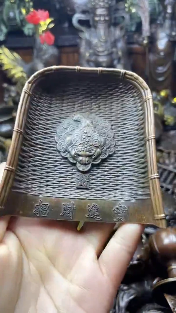 闪购链接，点击下单，有运费险，铜摆件