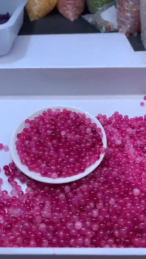 颈饰未镶嵌水晶W3257 粉紫碧玺6MM*30颗