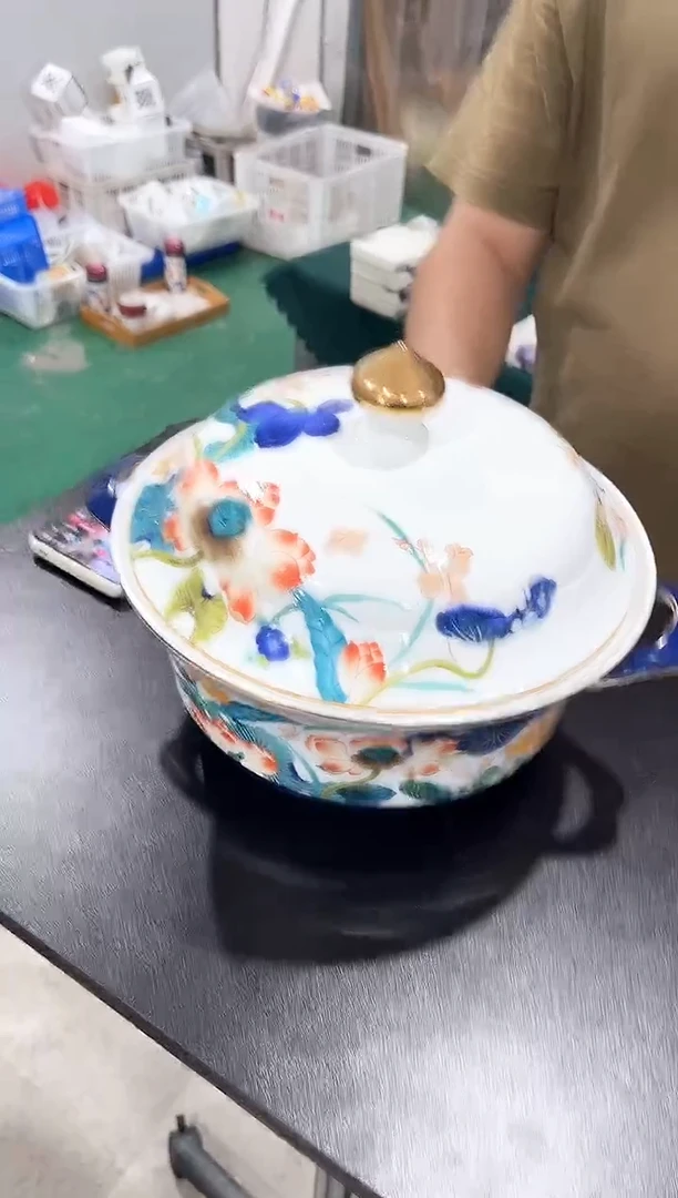 杯子陶（简装）大汤锅一个