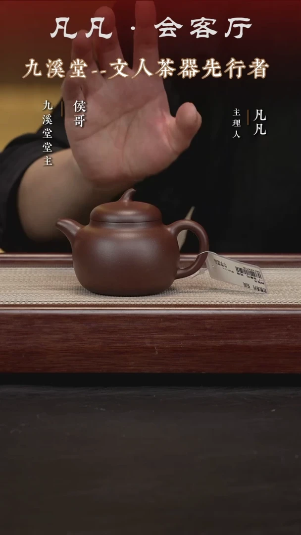 茶壶紫砂HX韩程光146 茄段 致敬系列老紫泥210cc