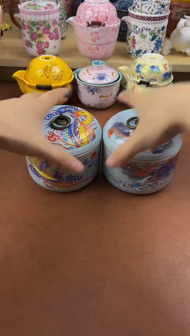 陶陶瓷茶具摆件旅行套组