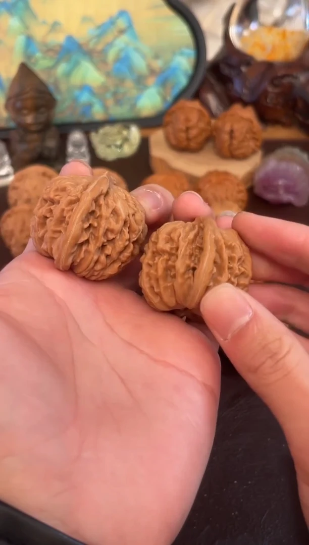 把件文玩核桃40四座楼