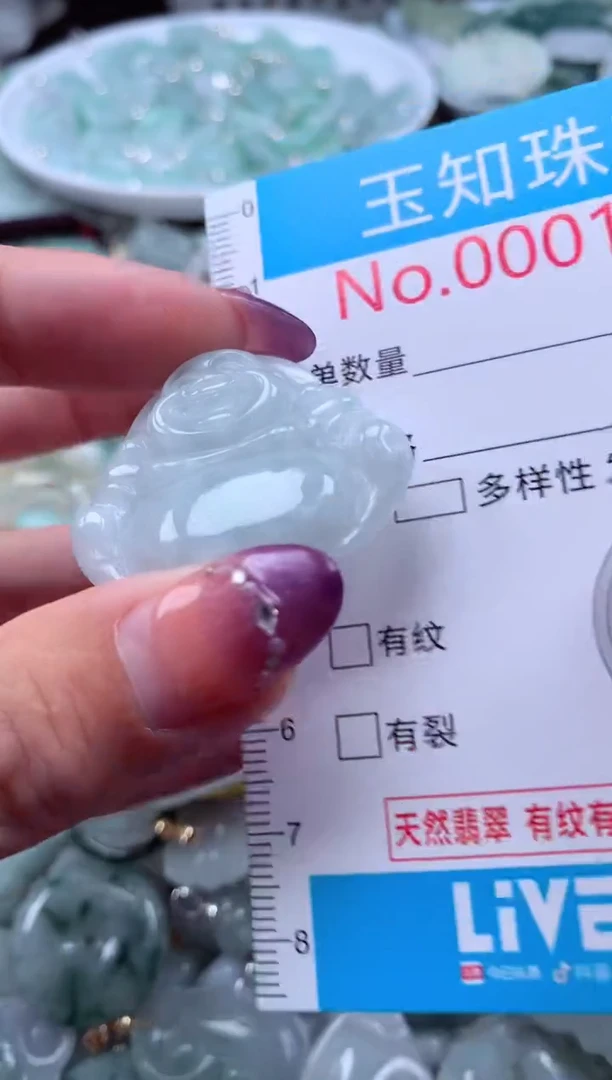 翡翠未镶嵌吊坠(不含链)1481