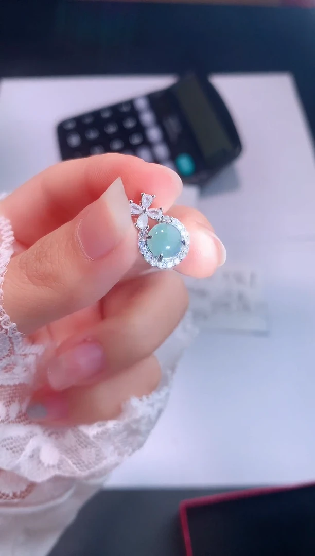 颈饰未镶嵌翡翠0芹0翡翠珠宝722