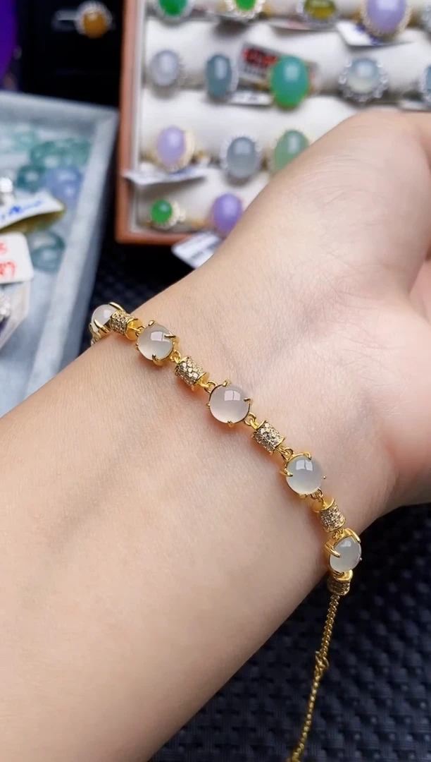 银S925镶嵌戒指翡翠31.27