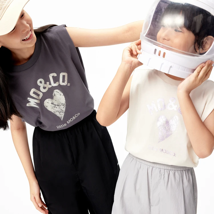 littlemoco童装25夏日穿搭男女童棉质无袖背心#KBE2VETT02