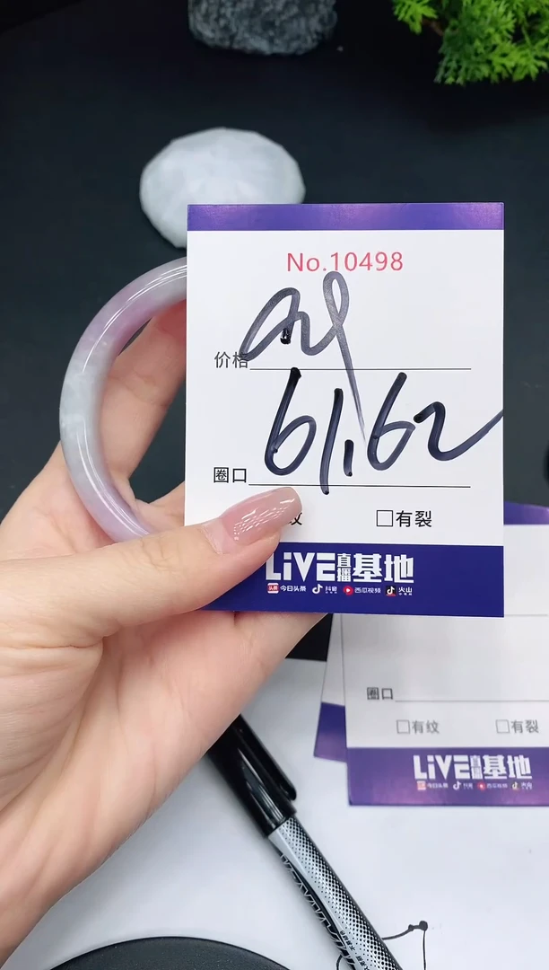 未镶嵌手镯翡翠10498