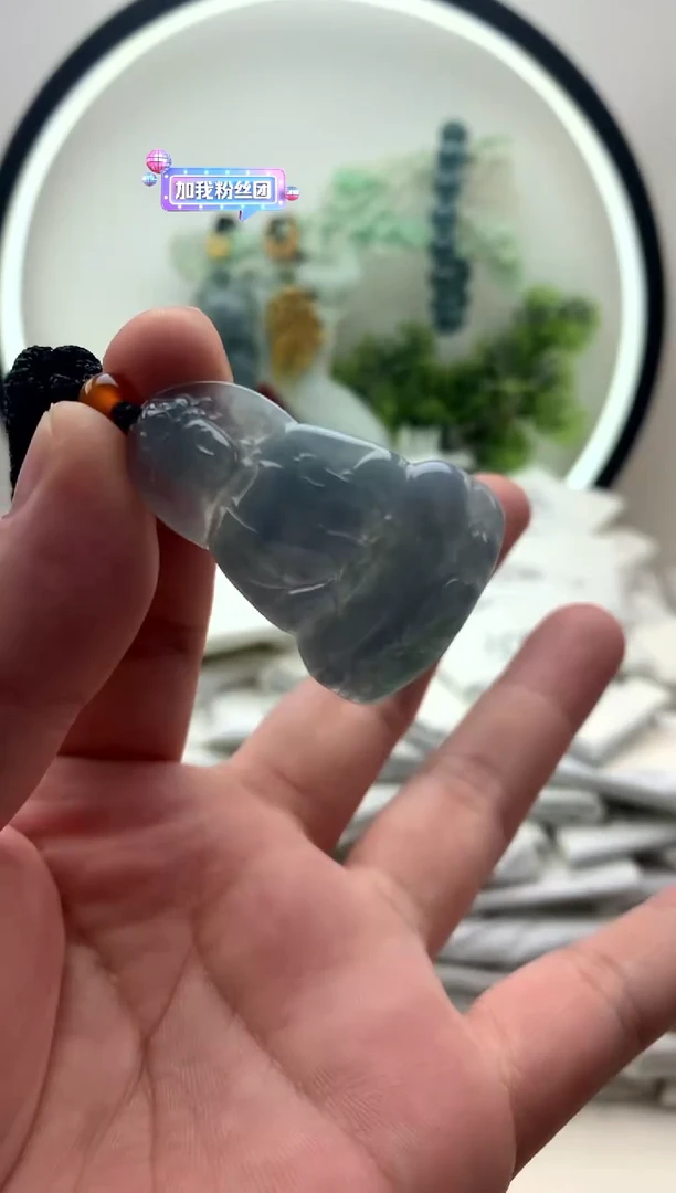 颈饰未镶嵌翡翠丑*怪挂件