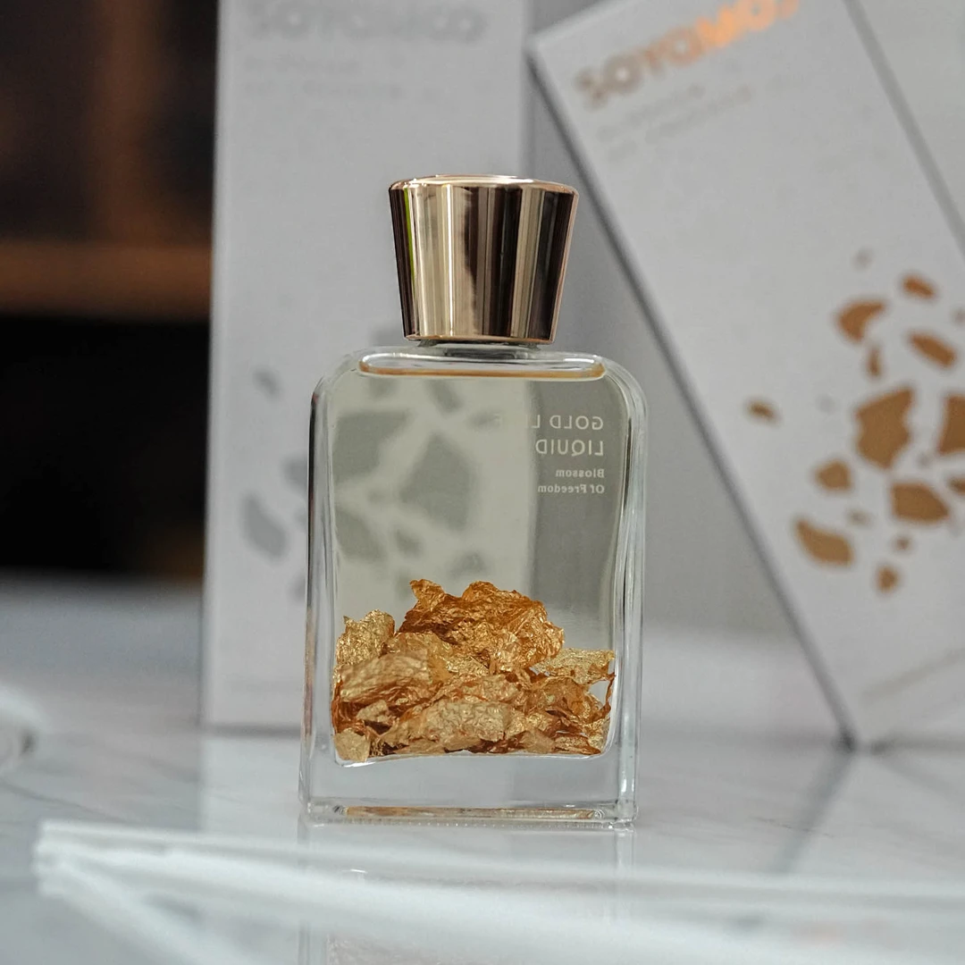 【奇居腾飞】2025新款轻奢金箔无火精油香薰 金箔