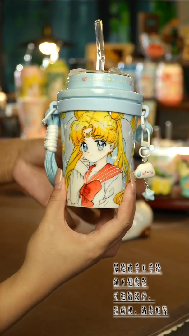 景德镇陶瓷手工手绘&L136