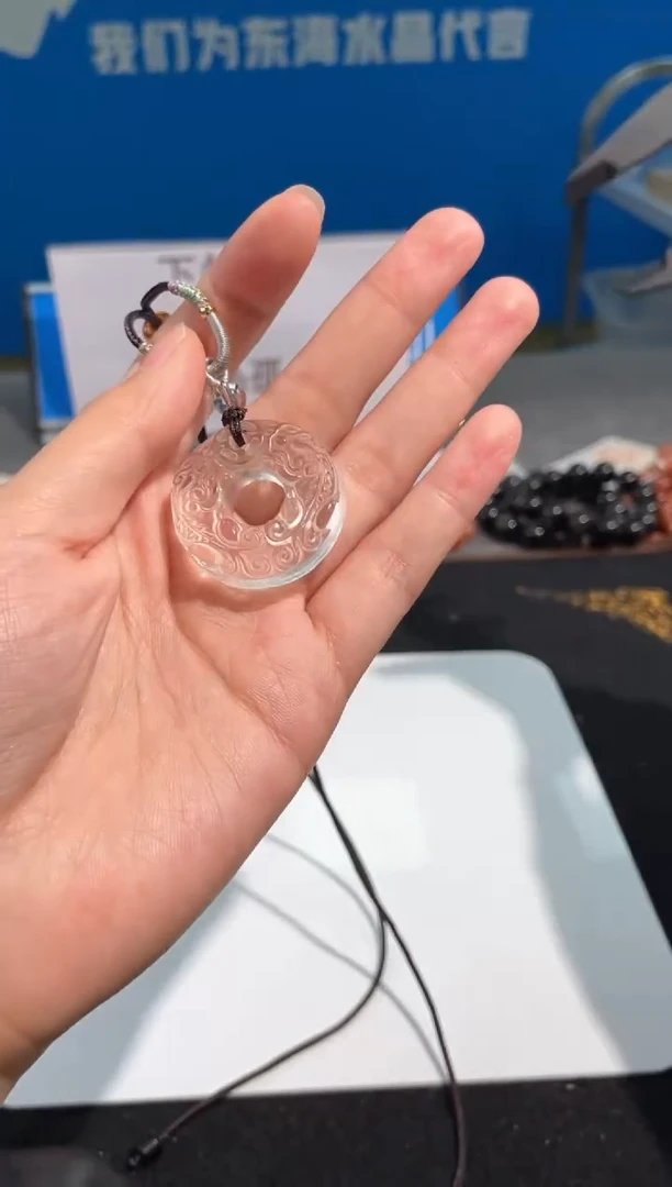 【闪购商品】水晶颈饰未镶嵌6号白水吊坠