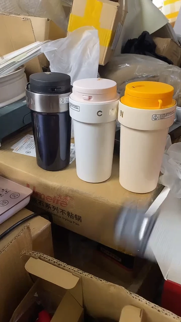 1滑盖咖啡杯自己备注颜色