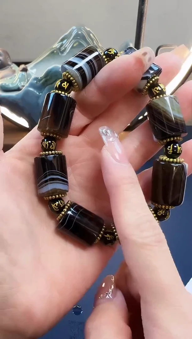 【闪购商品】玛瑙/玉髓手链未镶嵌老龙王手串