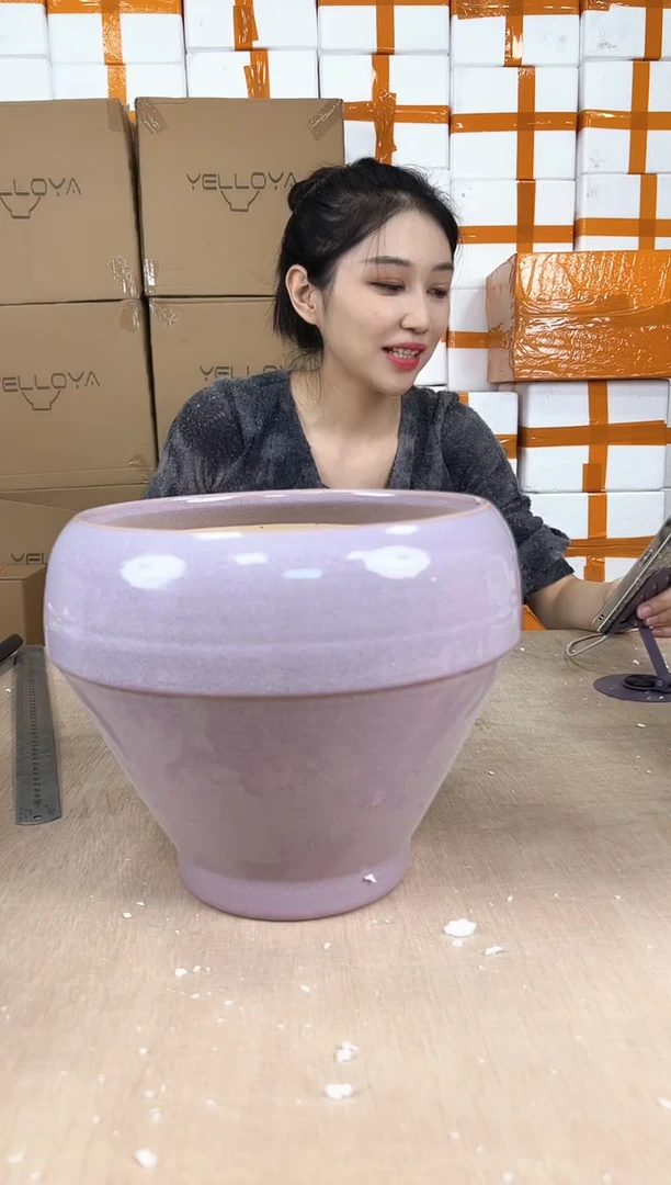 高筒淡紫色大号22x22