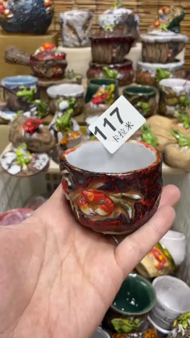 我****神117精美粗陶手工柴烧