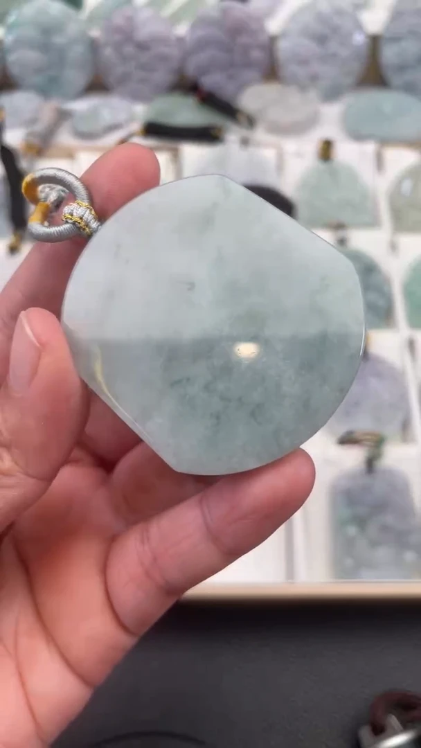 颈饰未镶嵌翡翠天然缅甸翡翠A货265