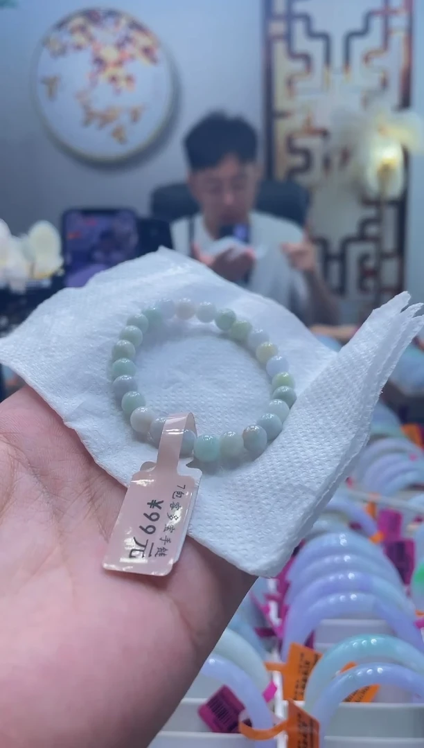 未镶嵌手链翡翠手串