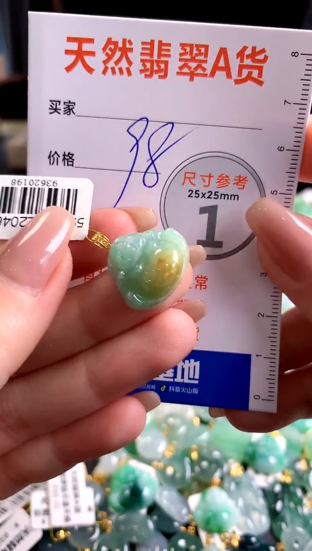 【闪购商品】翡翠颈饰18K金镶嵌13008665