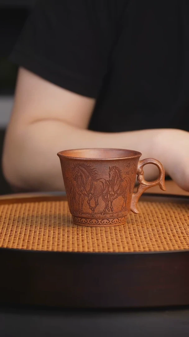 宜兴全手工紫砂杯