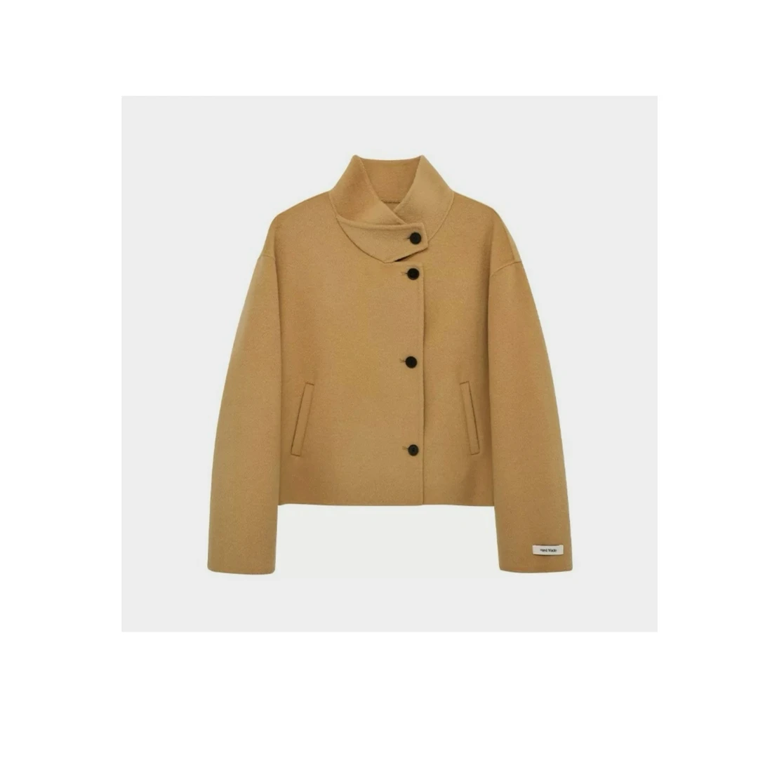 【特价】ALLO FU高级感手工双面羊毛呢料短外套